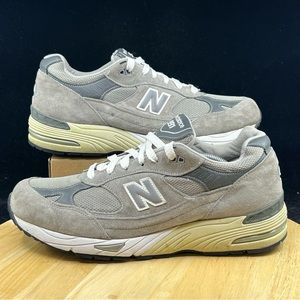 New Balance 991 Grey Suede M991GL Men’s Size 11 2E Sneaker Shoe Made In USA